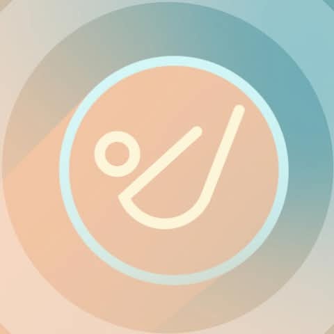 abstract icon of pike pose