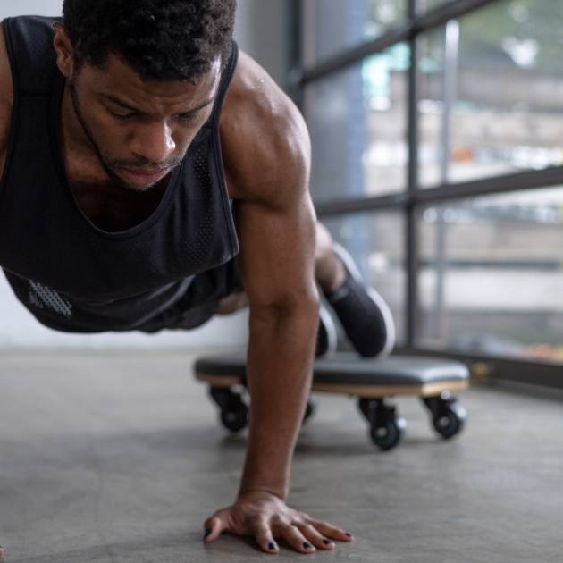 man planking using Orbit